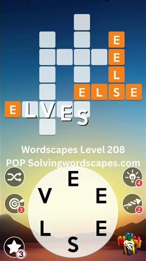 Wordscapes Level 208 Answers