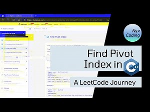 Find Pivot Index in C++ - A LeetCode Journey
