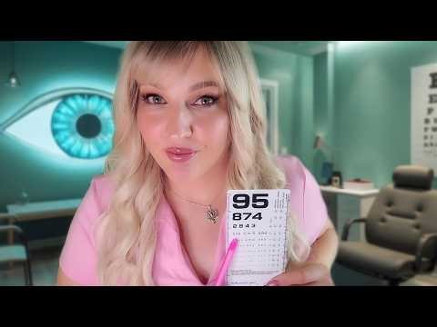 ASMR Eye Exam - Sweet Optometrist Roleplay