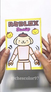 Roblox Pompompurin Paper Blind Box Unboxing! 🎀✨️