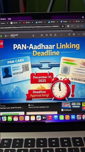 Pan Aadhar Link Online 2025 | How to Link Pan card to aadhar card 2025