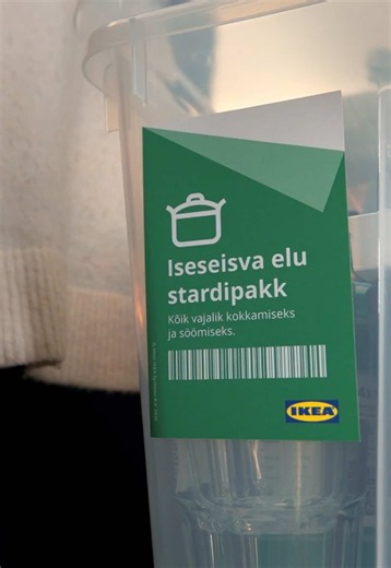 Iseseisev elu stardipakk: valmis köögitarbed IKEA-st