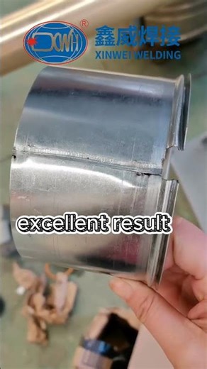 Welding galvanized air duct with seam welding machine