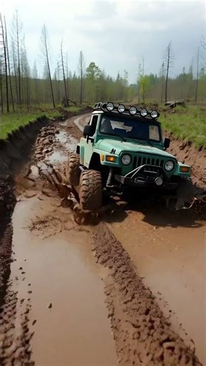 Pip Pip’s Muddy Race: Who gets stuck worst in the swamp? #shorts #automobile