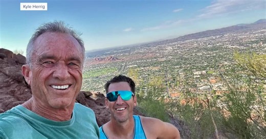 Robert F. Kennedy Jr. seen on weekend Camelback Mountain hike