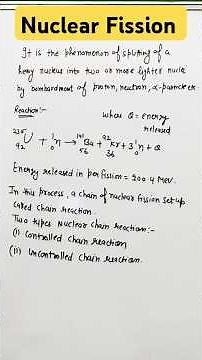 Nuclear Fission | Nuclei class 12