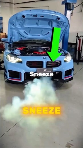 Why do racing cars actually have to sneeze? #cars #supercars