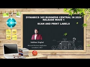 Scan and Print Barcodes Microsoft Dynamics 365 Business Central