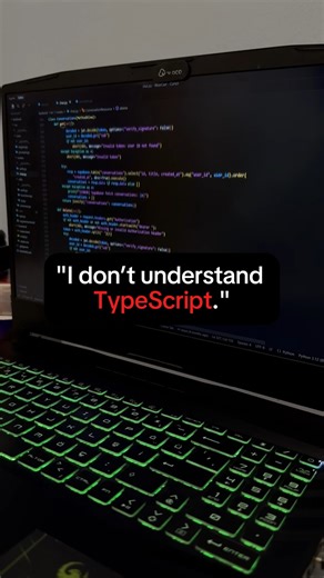 Jane on Instagram: "Comment "TS" to get links! 🧠 Learn TypeScript From Scratch and Finally Feel Confident Struggling to understand TypeScript? 🤯 Types, interfaces, generics, errors everywhere? You are not alone. Instead of jumping between random tutorials, follow a clear and beginner friendly learning path. 1️⃣ 🚀 Start with TypeScript basics Understand types, variables, functions, interfaces, and why TypeScript makes your code safer and cleaner. 2️⃣ ⚛️ Use TypeScript with React Learn how to t