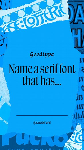 What font am I looking for?! Drop your fave serif fonts below!! 👇🏻 #goodtype #strengthinletters #artistsmeanbiz #typography #fontdesign #fontstyle #seriffont #typeyeah #typegang #typedesign #typedesigner | Goodtype