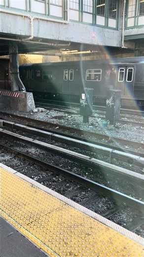 R68 “diamond N” train leaving 8th Avenue