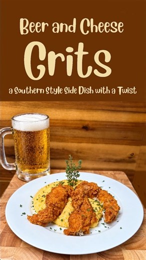 #shorts Beer & Cheese Grits a Southern Style Side Dish with a Twist #cooking #food #recipe #soup