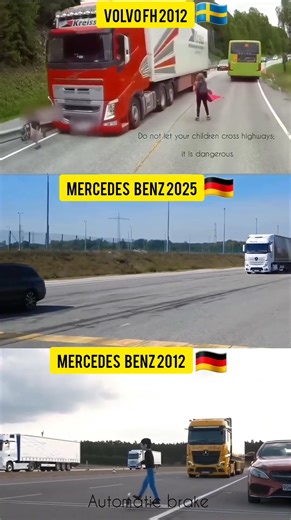 🚦Automatic Brake Showdown: Volvo (2012) vs. Mercedes (2025)! 🚦