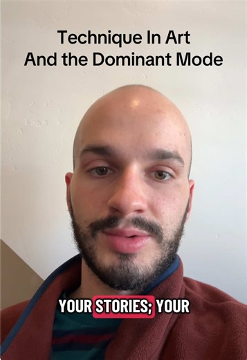 Rambles about Technique and Art in the Dominant Mode. Push for YOUR most intentional and effective art. The world needs your uniqueness! #arttok #art #artmotivation #technique #artist