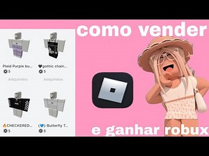 como ganhar robux grátis no Roblox Super fácil vendendo roupas ✨✨