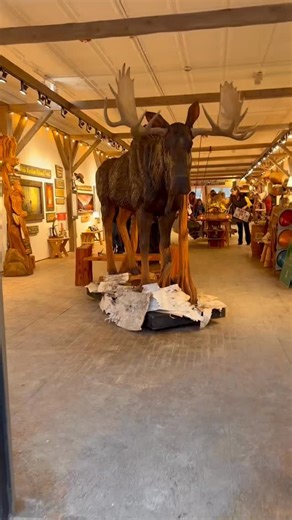 Life-sized moose on Main Street in Littleton! | Shaun Terhune Fine Art Photography