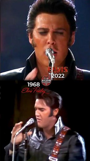ELVIS 2022 VS 1968 #actorevolution