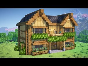 Minecraft | How to Build a Log Cabin | Tutorial