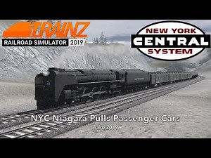 NYC Niagara Pulls Passenger Cars (Trainz 2019)