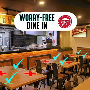 2.9K views · 39 reactions | We follow health and safety protocols for you to have a worry-free dine-in experience. Search for the Pizza Hut branch near you: https://www.pizzahut.com.ph/store-list | Pizza Hut | Facebook