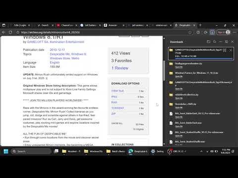 how to install minion rush microsoft store version in 2025 using internet archive