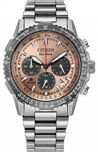 Citizen Promaster Navihawk Chrono Watch 40mm with Salmon Dial - CA4664-60X