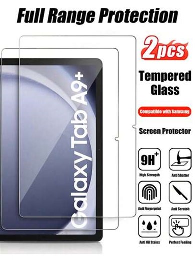 2pcs Tempered Glass Screen Protector For Samsung Tablets, , Durable Protection To Prevent Tablet Screens From Shattering. Compatible With Galaxy Tab A9+ 11 Inch, Galaxy Tab A10+, Galaxy Tab S10 Lite, Galaxy Tab S11, Galaxy Tab S11 Ultra, Air 13 2025(M3), Air 11 2025(M3), 2025( A16)/ Air (13-Inch) 2026(M4)/ Air (11-Inch) 2026(M4) And Other Related Tablet Models. | SHEIN