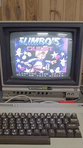 Playing a game from Helmond in a computer museum in Helmond. Do you know this game? What is your favorite game on this 1982 system? #Museum #Helmond #Commodore #Retro #Computers | HomeComputerMuseum