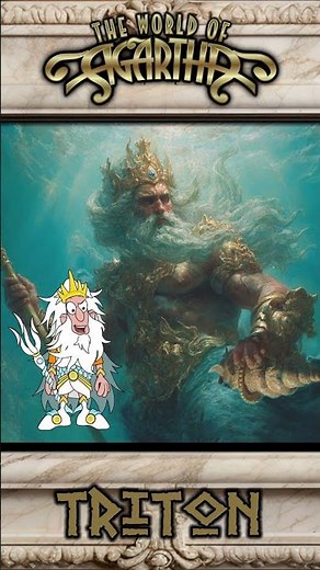 An Intro to Triton - Half-human, Half-fish Sea God of Greek Mythology #triton #greekgod