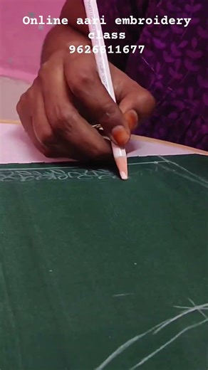 🌸 Professional Aari Work Online Class💰 Fee: ₹1000/-📍#embroidery #aariwork