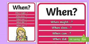 When? Question Poster