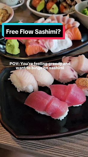 Indulge in Free Flow Sashimi at This Buffet