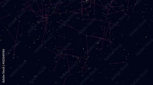 A constellation in the night sky depicted as stars connected by lines in a specific pattern. It showcases the arrangement of stars forming a distinct shape