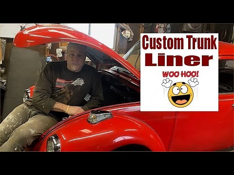 VW Beetle - Super Beetle Custom Trunk Liner! 👍🏻 Waterproof!