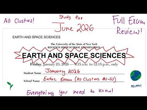 [NEW!] January 2026 Earth and Space Sciences Regents | FULL EXAM REVIEW | (prep for June 2026)