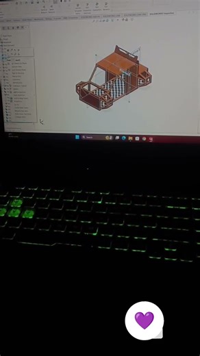 KING BUGGY SOLIDWORKS #2025 #art GO CART DESIGN #weldments WELDMENT | SHEET METAL | ASSEMBLED |