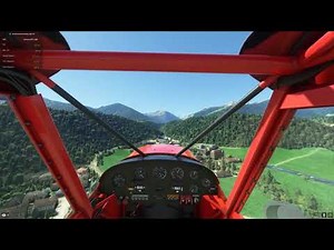 MSFS. Trying out Head tracking with the View Tracker software from Steam, low-level flight