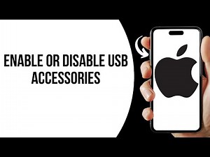 How to enable or disable USB accessories in iPhone ?