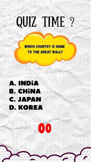 Can You Answer This? Great Wall Country Quiz#quiz #mindbendingquiz #wordpuzzlegame #challenge #guess