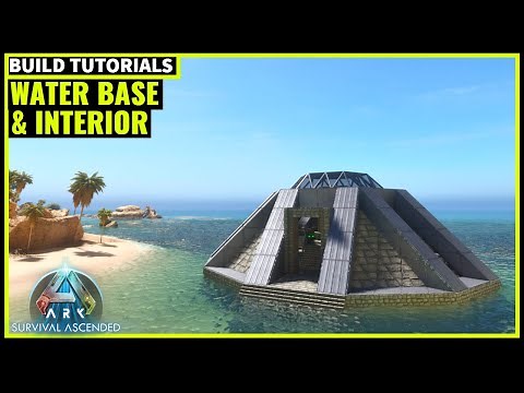 HOW TO BUILD A WATER BASE | ARK SURVIVAL