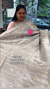 157 reactions · 3 comments | Preity’s Silks Tissue silk saree Rs :...