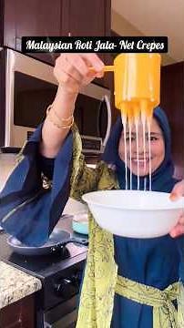 Malaysian Roti Jala- Net Crepes Recipe