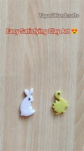 Clay Art ❤️ | Easy Satisfying Clay Art | Clay se animals kaise banaye #shorts