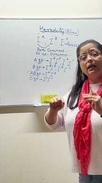 Understanding Blood Group in Heredity | Made Easy#bloodgroup#biology madeeasy#heredityclass10#tricks