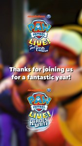 42K views · 178 reactions | Thanks for tagging along with us last year while we performed across the country with our two PAW Patrol Live! tours  We hope to see you and your family at a show in 2024! | PAW Patrol Live! | Facebook
