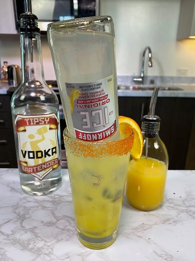 Wow, just added a screwdriver to a smirnoff ice! AMAZING! | Tipsy Bartender