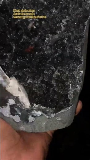 ✨ Natural Black Chalcedony – Mother Nature’s Unbelievable Creation ✨