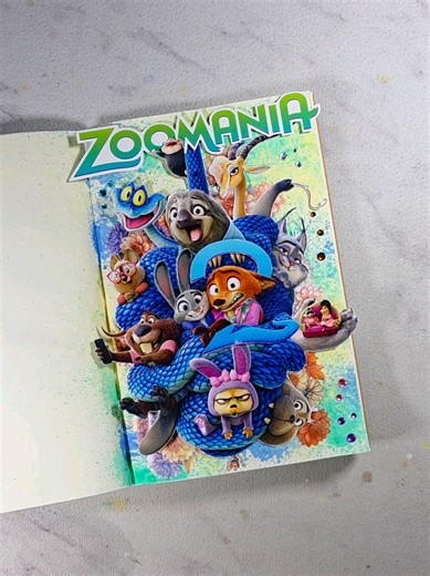 Zoomania 2 - Zootopia 2 I like this disney movie, what's about you? (Werbung unbezahlt) #mixedmedia#asmr#scrapbookingideas#creatorsearchinsight#relaxingvideos