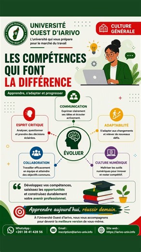 🧠 Pourquoi développer ses compétences en permanence ?\nUn diplôme constitue une base importante, mais