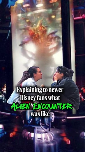 HATED IT! Call me a baby but this ride terrified me! You really can’t grasp it fully if you weren’t there. But trust me, it didn’t belong in Magic Kingdom. 🫠 Did you ever experience Alien Encounter?⬇️ #alienencounter #disney #disneyfans #magickingdom